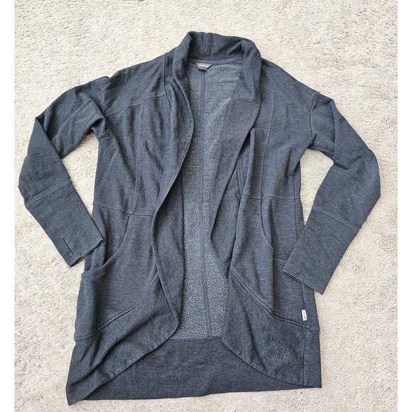 Eddie Bauer open front cardigan sweater gray size small - Picture 1 of 8